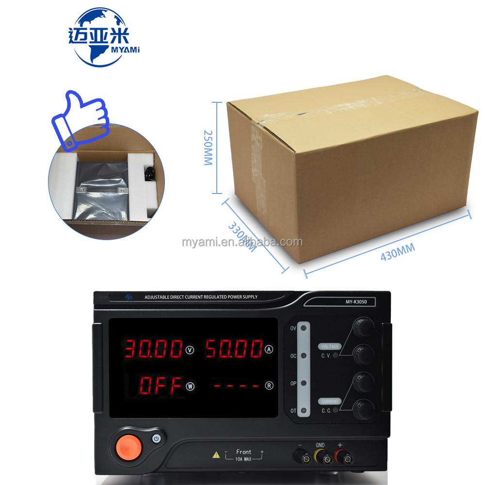 Adjustable High Power Dc Lab Power Supply 1500W - Einstellbare 500 V 2 A 3