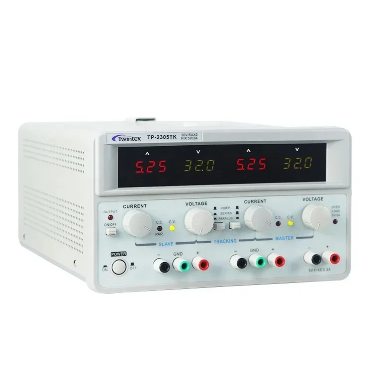 Dual Channel Linear Power Supply 30V 5A - 2026/Twintex TP-2305E 300W Symmetrisches Lineares Labor-Netzteil