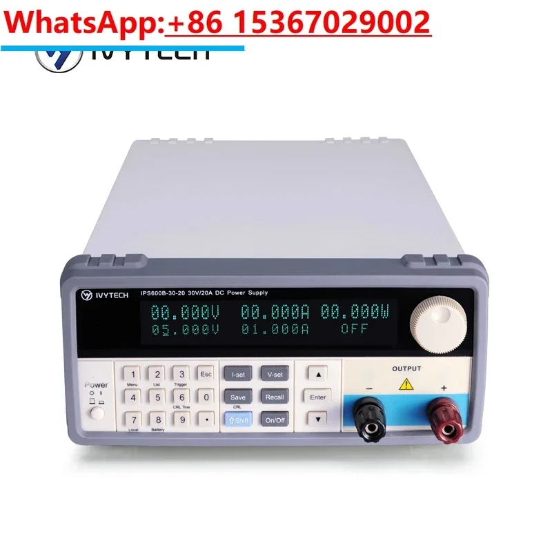 Programmable Dc Power Supply 60V 10A - Programmierbare, geregelte Gleichstromversorgung der Serie IPS-600B