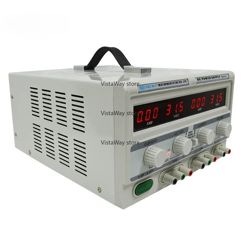 Linear Dc Power Supply Triple Output - Duales geregeltes Gleichstromnetzteil, linear, dreifacher Ausgang,