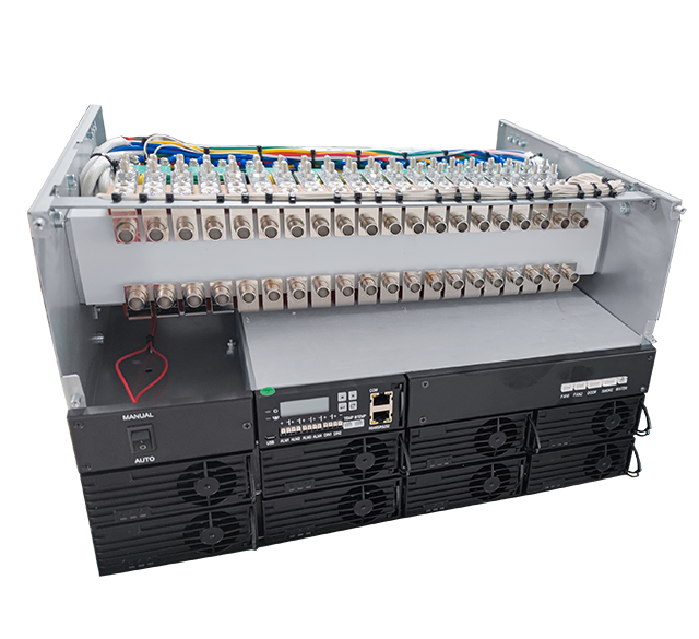 Telecom Dc Power Supply 48V 50A - 19-Zoll-Rack-Mount-Bullet-Leistungsschalter RS485 Modbus 220 V AC
