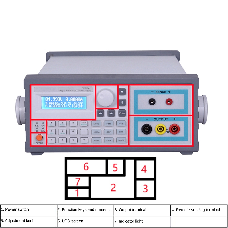Labor einstellbares 30V 60V 15 – Programmable Dc Power Supply 60V 10A Bewertung und Preis